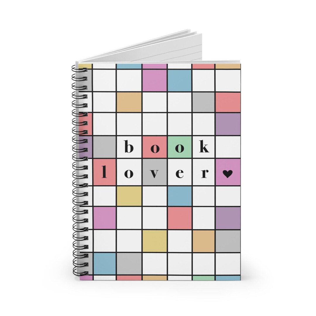 Book Lover Spiral Notebook - Colorful - Etsy