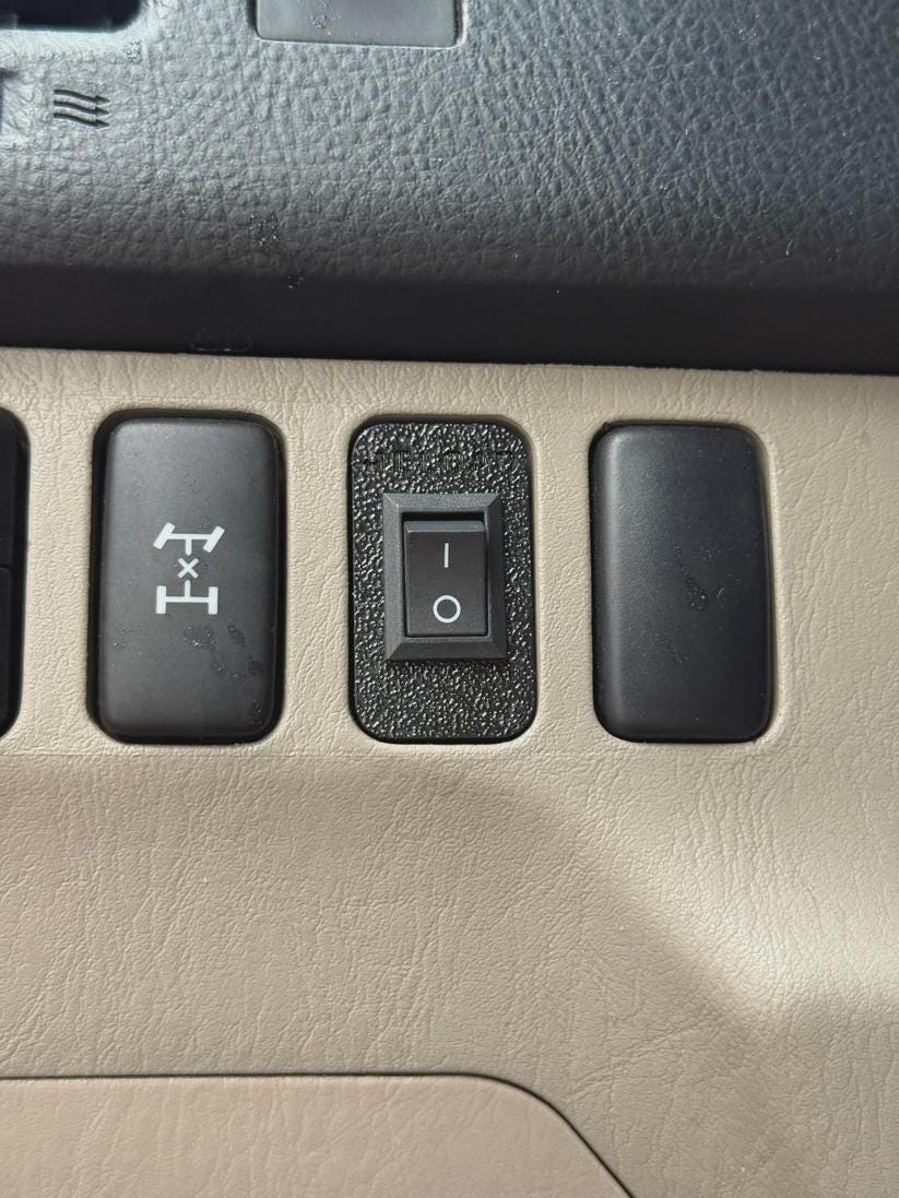 4th Gen 4runner Mini Switch Panel - Etsy