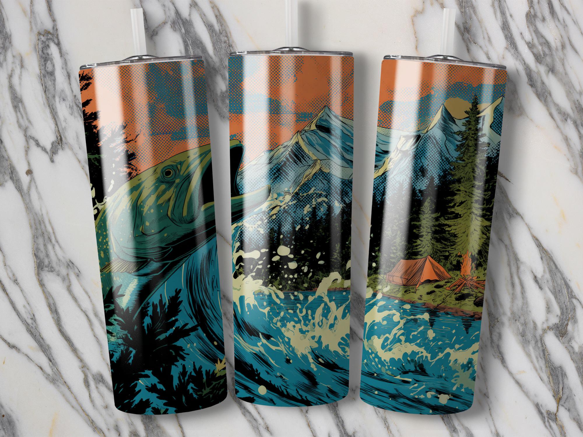 フィッシングレイク マッドキャット ナマズ タンブラーラップ、マウンテントリップ 20オンス スキニータンブラー昇華、フィッシャーマン PNG  ファイル デジタルダウンロード - Etsy 日本, image size:2000x1500