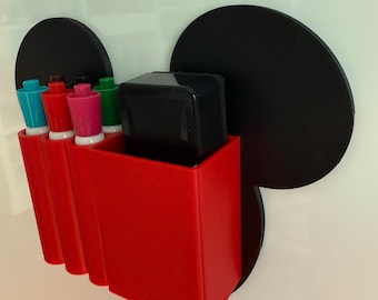 Disney Mickey Magnetic Whiteboard Marker Organizer