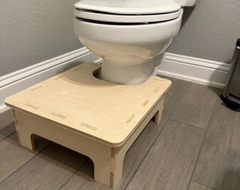 Large Platform Toilet Step Stool – Sturdy & Kid-Friendly