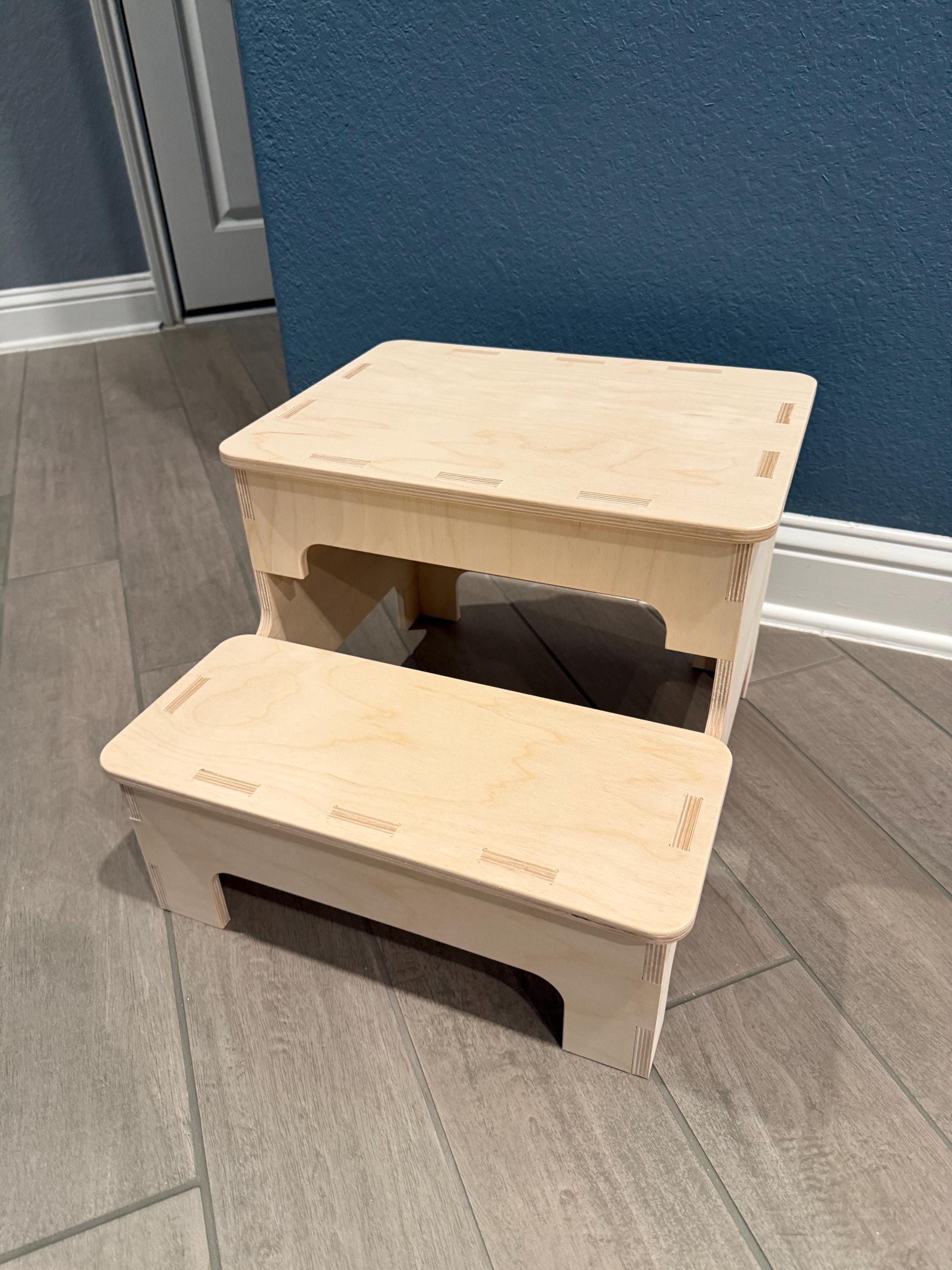 Kids Stool With Trucks - Etsy Canada