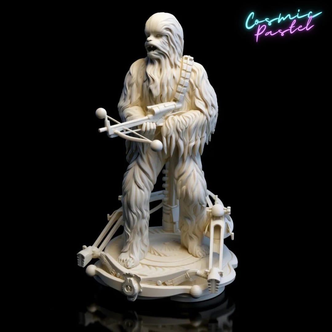 Chewbacca Star Wars STL File | 3D Printable Wookiee Statue With ...