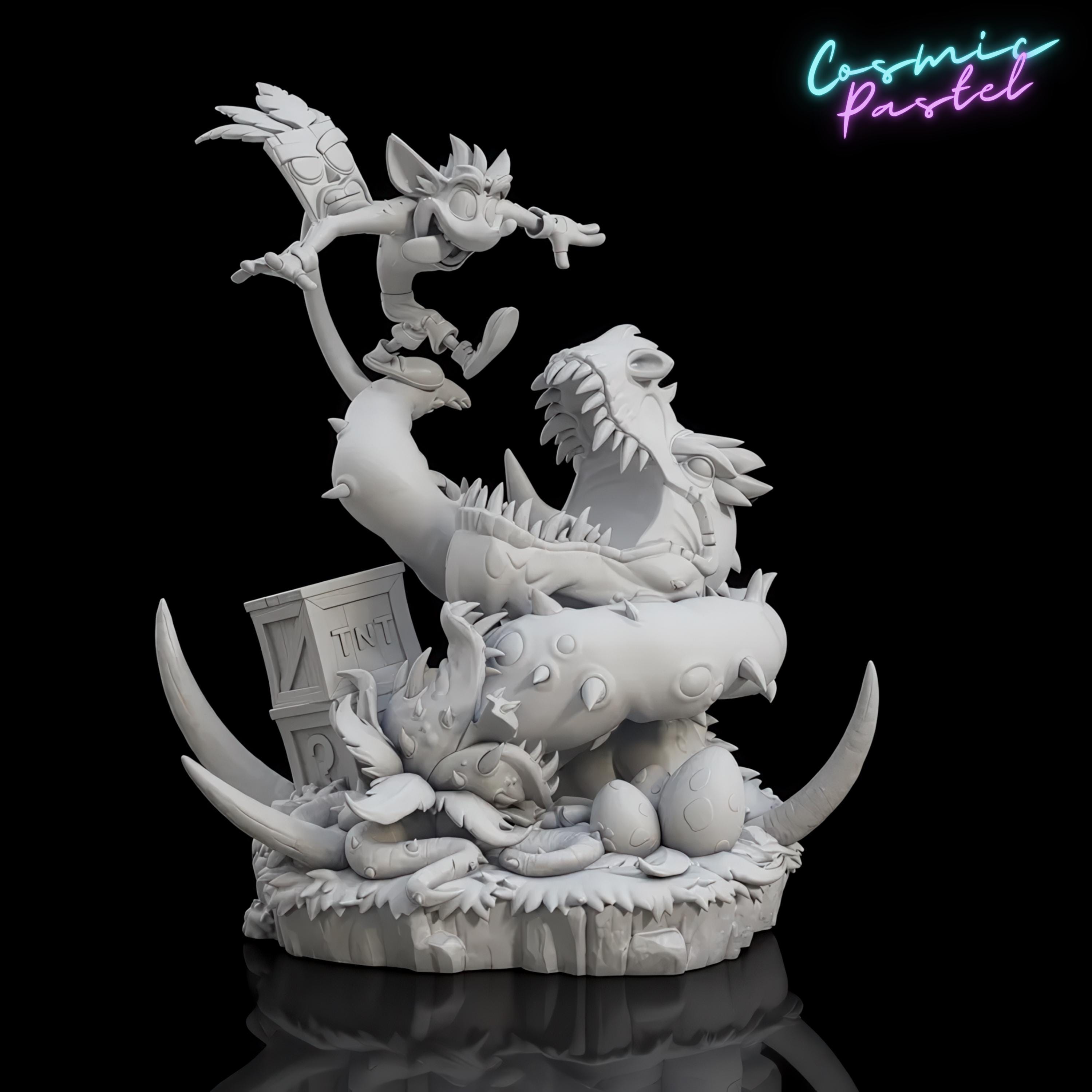 Crash bandicoot figure - Etsy 日本