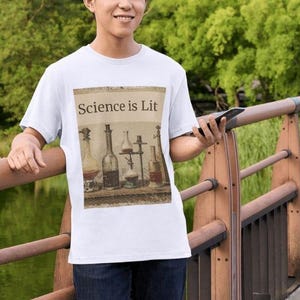 レトロ化学Tシャツ - ヴィンテージ科学実験室オタクコアスタイル