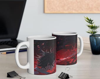 Taza Demon Slayer: Tanjiro y Nezuko, taza de anime envolvente