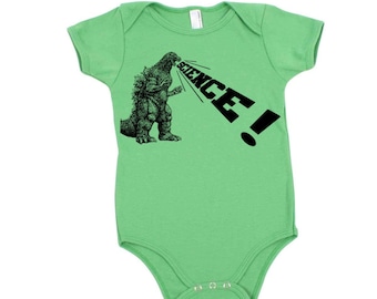 Cute Gift Baby Clothes One Piece Jump Suit Bodysuit Godzilla Romper