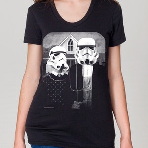 Divertente camicia di Star Wars, t-shirt Storm Trooper da donna, maglietta grafica di StarWars in vendita