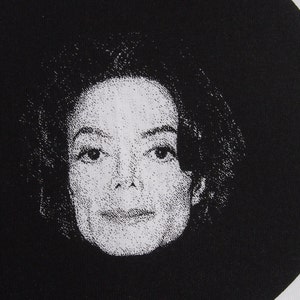 Womens Michael Jackson Yin Yang shirt American Apparel white available in S, M, L, XL, WorldWide Shipping image 3