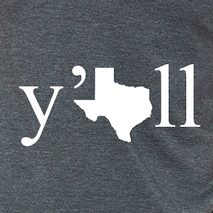 Texas Y&#39;all T Shirt- Lone Star Home State Men&#39;s Tshirt- Guys Graphic Tee