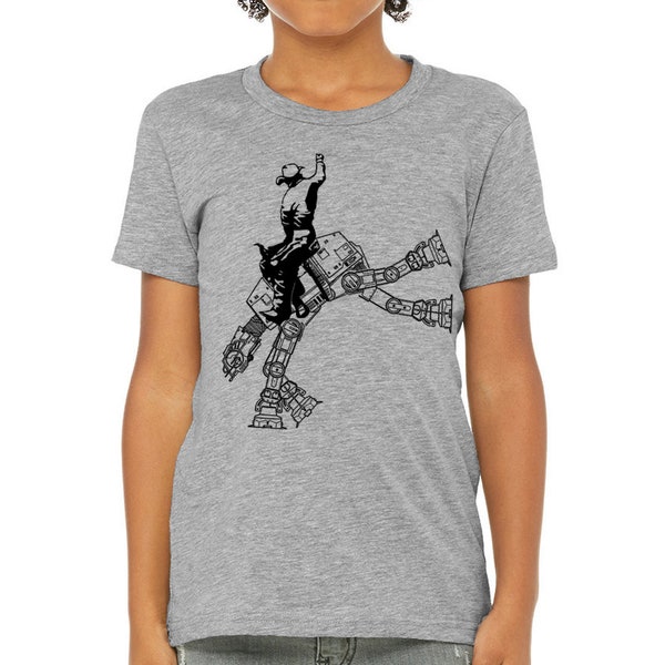 Star Wars AT Cowboy Jungen TShirt- Kids Grafik StarWars Design