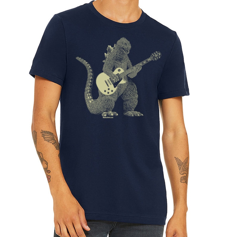 godzilla guitar shirt