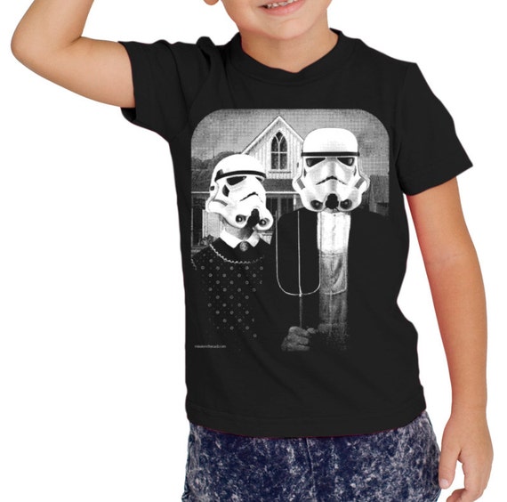 rotatie fort Schots Star Wars Storm Trooper on Boys Kids Childrens T Shirt - Etsy