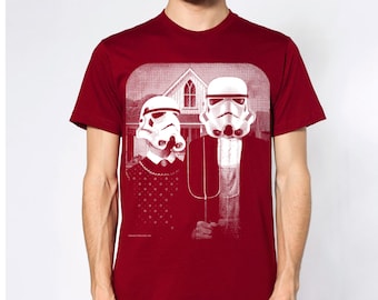Star Wars American Gothic Parody T-Shirt - Guts Graphic tee