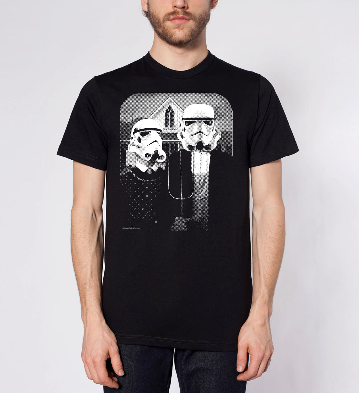 Da Vinci Trooper T-Shirt Für Herren - Star Wars Design Aus 100% Baumwolle