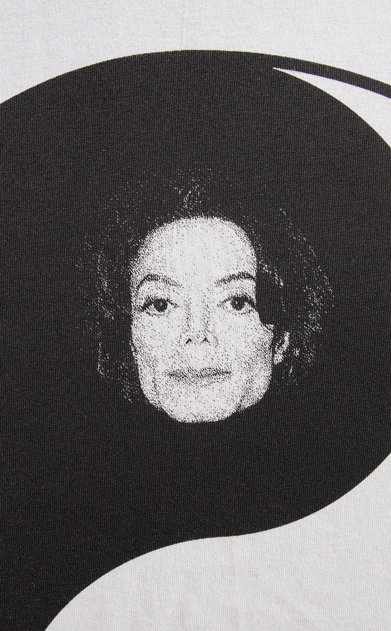 Michael Jackson Yin Yang shirt American Apparel silver available in s, m, l, xl, xxl WorldWide Shipping image 4