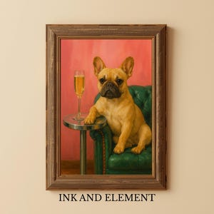 French Bulldog Art Print: Matte Giclée Dog Poster