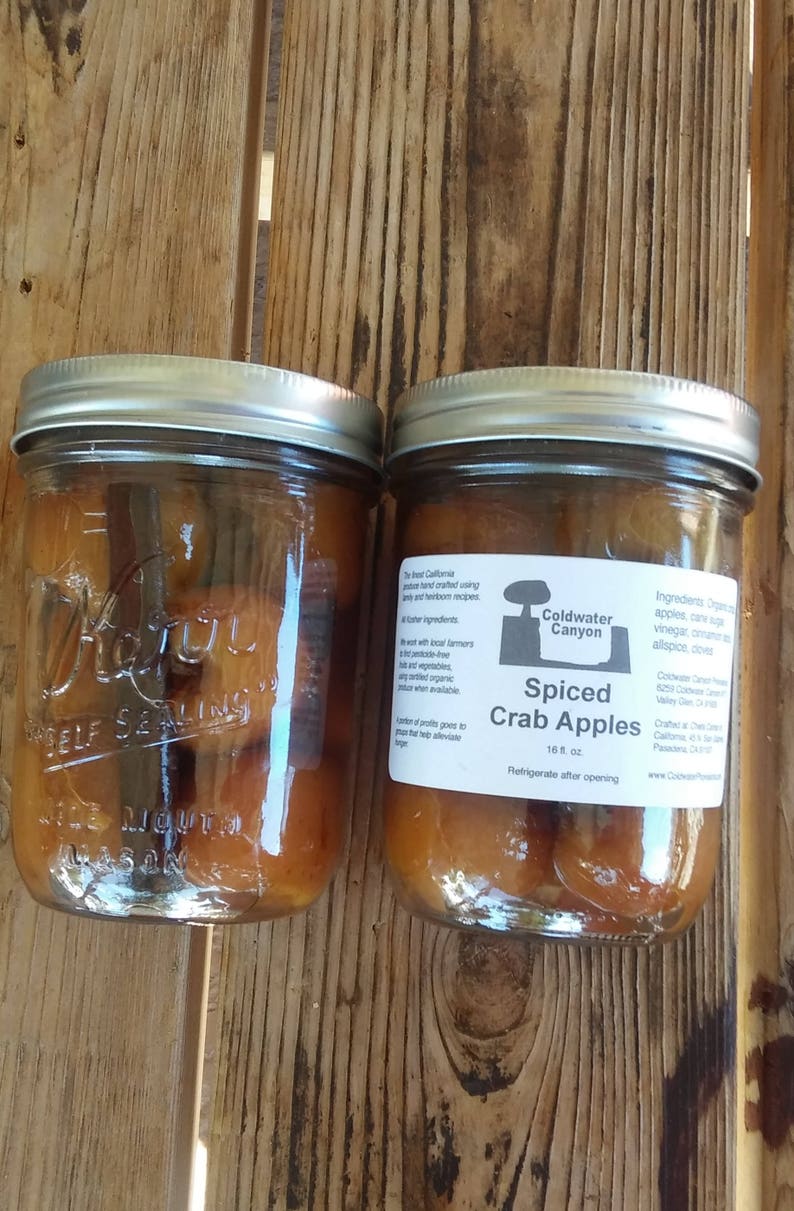 Spiced Crab Apples 16oz Delicious Vegan Food Gift for Any - Etsy