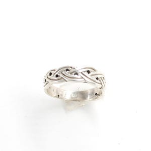 Sterling Silver Puzzle Ring: Handmade Couple Jewelry