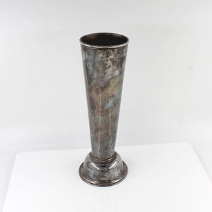 Antique Sterling Silver Trumpet Vase - Etsy