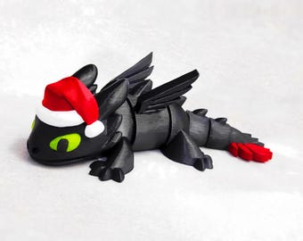 Articulated Christmas toothless Night Fury