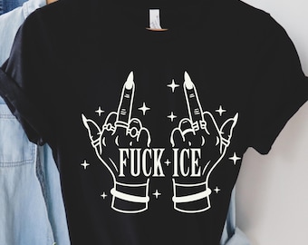 Fuck Ice Shirt, Anti-Trump Fuck Ice T Shirt, Abolish ICE Shirt, Human Rights Activist, Activism Apparel, Chinga La Migra Shirt