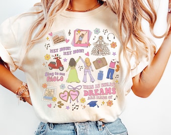This Is What Dreams Are Made Of  Shirt, Hilary Duff Tour Comfort Shirts, Retro 2000s Lizzie McGuire Inspired T-Shirt, Gift for Her