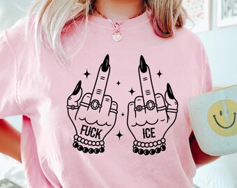 Fuck Ice Shirt, Feminist Gift, Abolish ICE Shirt, Human Rights Activist, Activism Apparel, Chinga La Migra Shirt