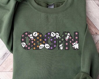 OBGYN Halloween Sweatshirt, Halloween OBGYN Nurse Shirt, Spooky OBGYN Nurse Shirt, Ghost Obstetrics Gynecology, Gift for Nurses