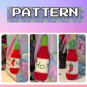 Hot Sauce amigurumi crochet pattern