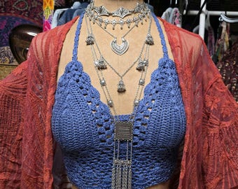 Silver Bohemian Style Necklaces comes with Silky Drawsting Jewelry Pouch - Buy 1 or All