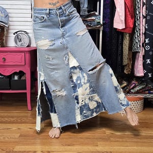 Patchwork Levi Jeans - Etsy