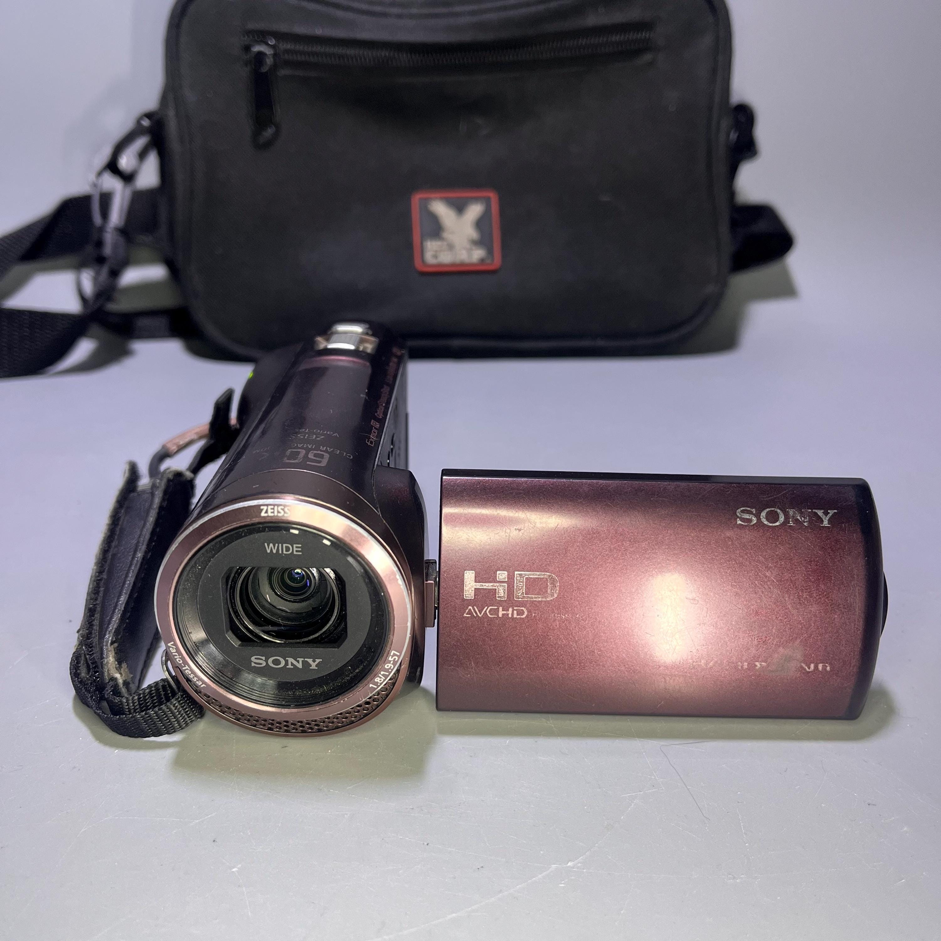 SONY HD Handycam HDR-CX480 60倍ズーム Sony Handycam HDR-CX480 HD Camcorder 60x Optical Zoom - Case - Etsy