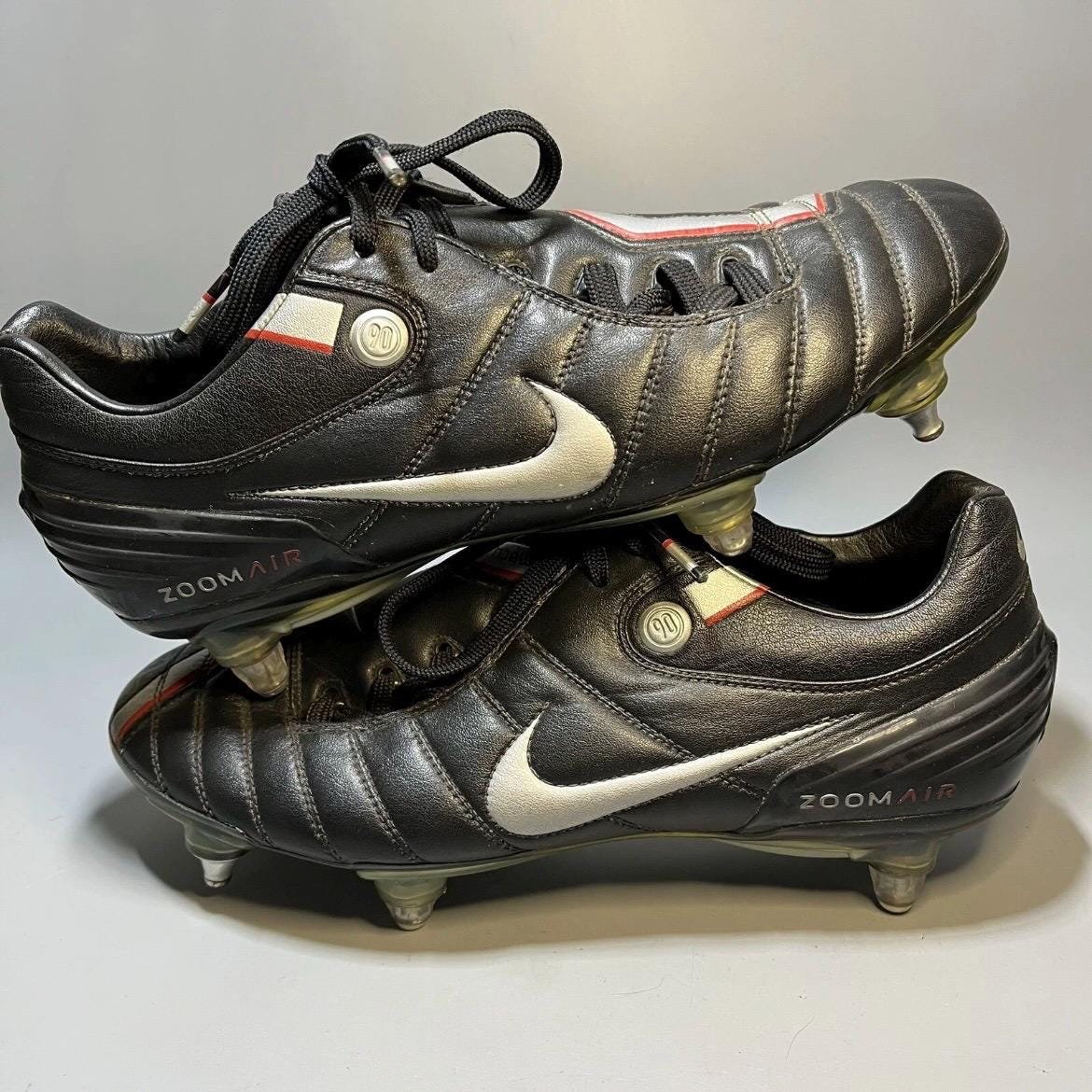 Nike Air Zoom Total 90 Supremacy SG Black/white Cleats Mens US