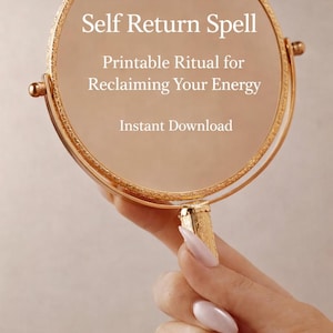Sort auto-retour - Rituel imprimable pour récupérer votre énergie (PDF)