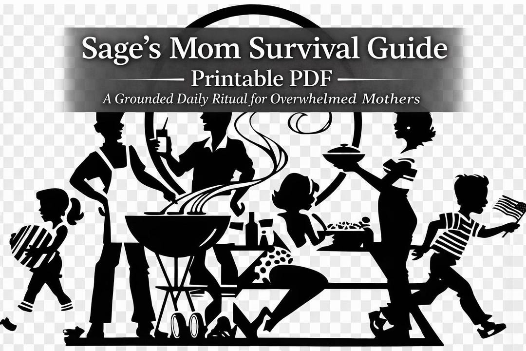 Mom Survival Guide | Sage’s Printable Daily Ritual for Overwhelmed Moms ...