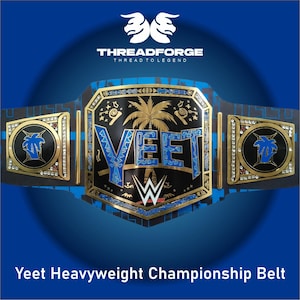 Yeet Heavyweight Championship Belt: Viral Meme Wrestling Title
