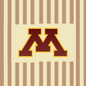 Kunstdruk universiteitscampus campus – Golden Gophers-muurdecoratie