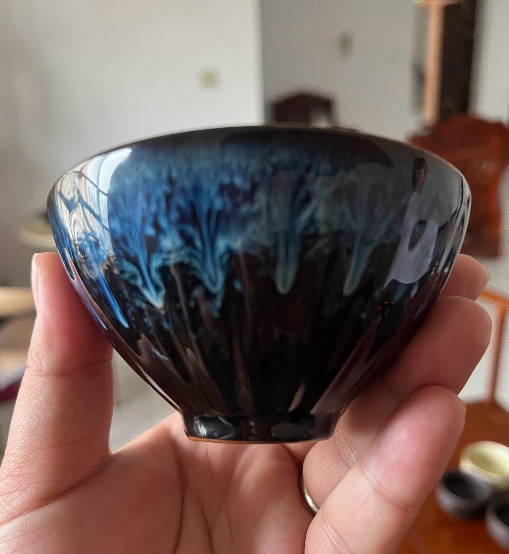 日本製陶器の青い花びらの茶碗/ティーカップ - Etsy 日本