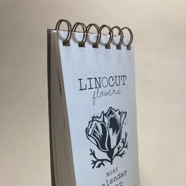 2023 Linocut Mini Calendar