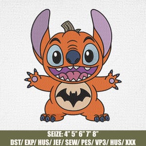 Pumpkin Stitch Embroidery Design, Halloween Pumpkin Embroidery Design, Stay Spooky Stitch Embroidery Patterns, Halloween Costume