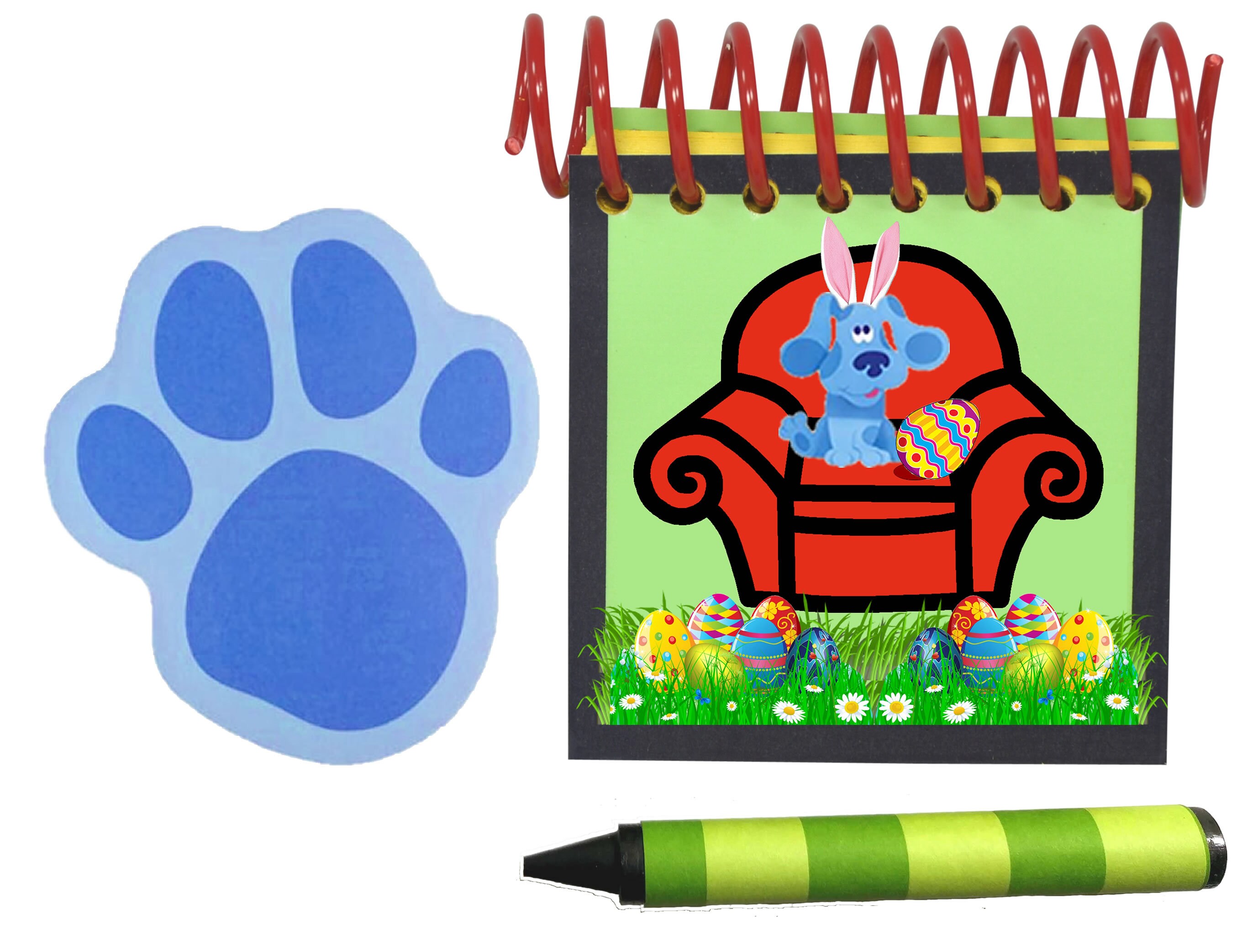Blue's Clues Handy Dandy Notebook Special EASTER | Etsy