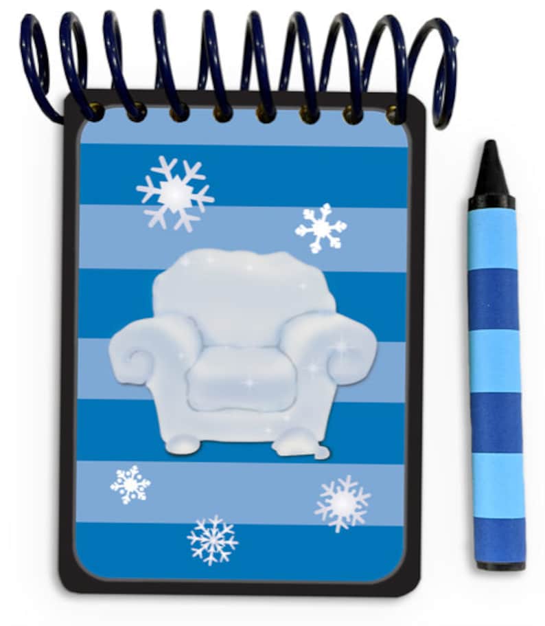 Blue's Clues Handy Dandy Notebook SNOWTBOOK Etsy Canada