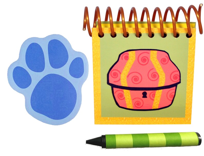 Blue's GOLDEN TREASURE Handy Dandy Notebook Etsy