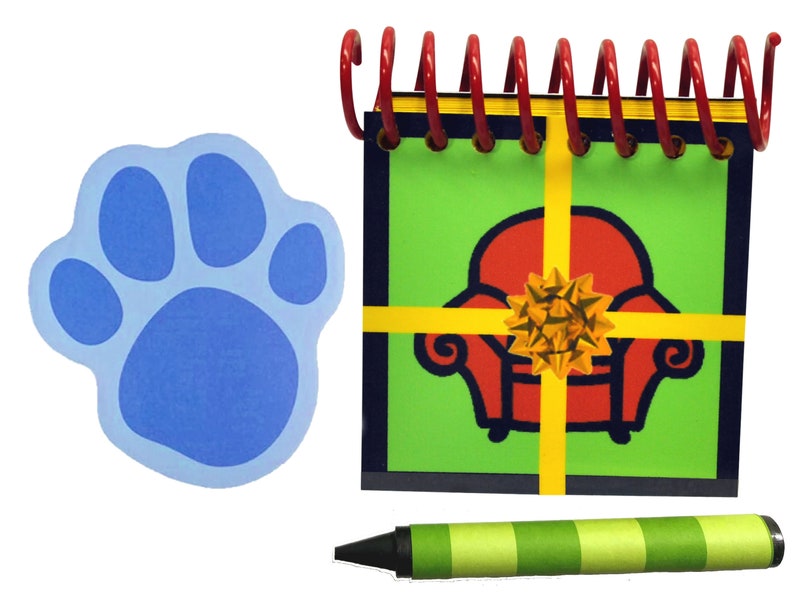 Blue's BIG BIRTHDAY Handy Dandy Notebook with 1 Striped Etsy