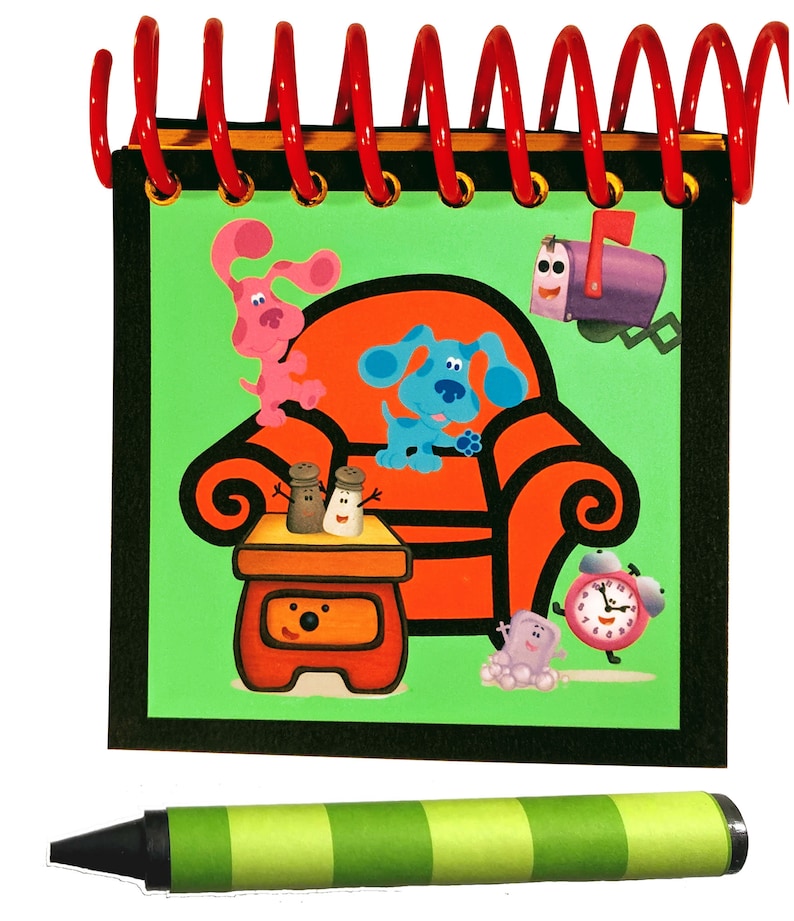 Blue's Clues Handy Dandy Notebook FRIENDS With 1 Crayon Etsy