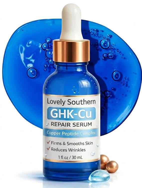 Ghk-cu Copper Peptide Repair Serum Firming, Collagen Boost, Skin Renewal,  Anti-aging Face Serum