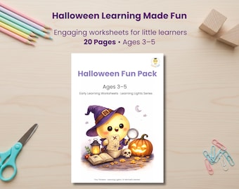 Halloween Preschool Activity Worksheets | Early Years Learning Pack | Printable Halloween Activities for Kids Age 3-5