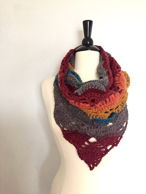 bufanda circular crochet