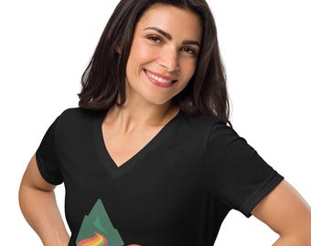 Womens V-Neck Pride Tee – EverProud Collection